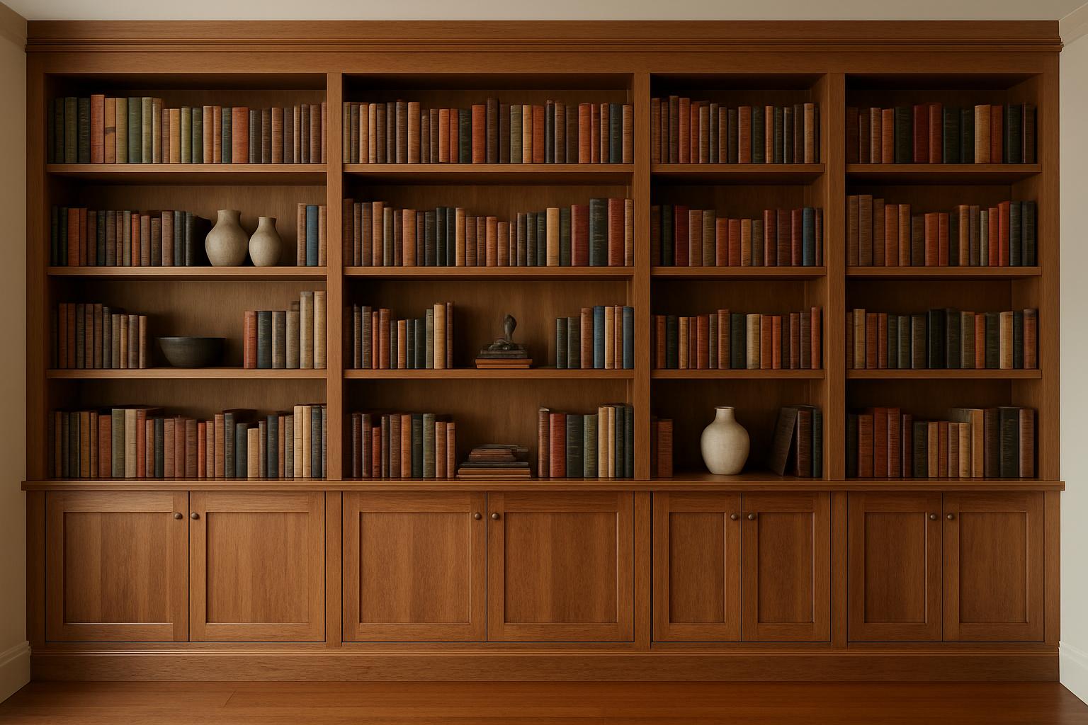 Как выбрать идеальный книжный шкаф на заказ для своей домашней библиотеки
